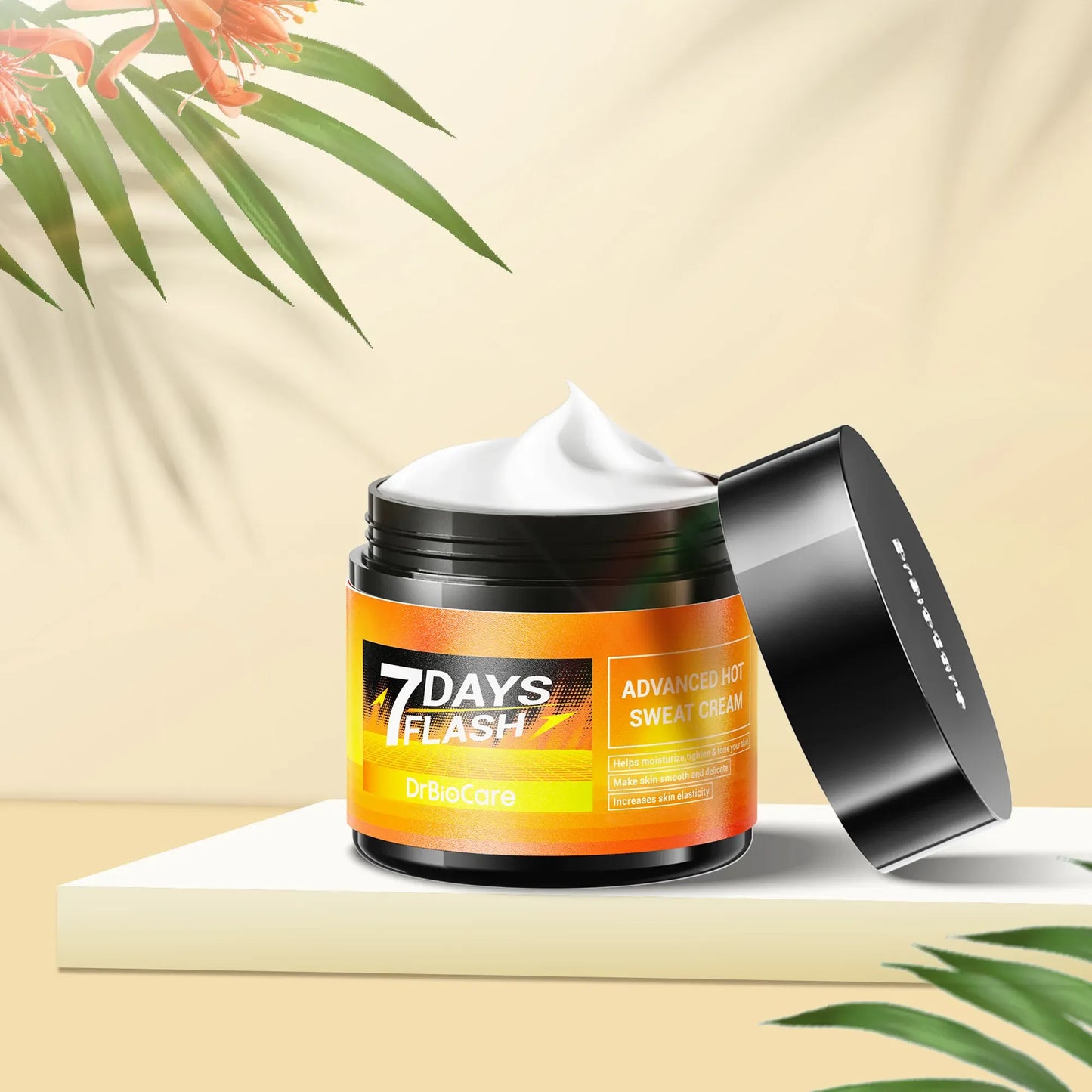 7 Days Flash — DrBioCare Advanced Hot Sweat Cream — LIPO IN A BOTTLE,Sweat Faster, Burn Harder