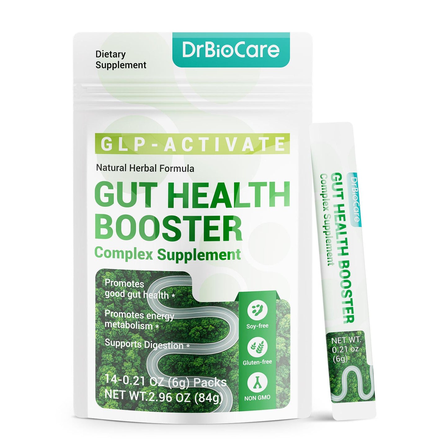 DrBioCare Gut Health Booster Complex Supplement, Promotes good gut health