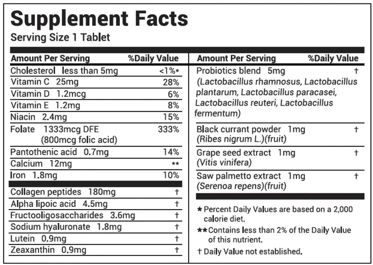 DrBioCare Collagen Peptides & Multivitamins – Skin, Hair & Nail Support Supplement
