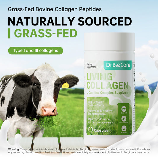 DrBioCare Collagen L-Carnitine Complex – Supports Skin Elasticity & Fat Metabolism