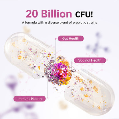 Drbiocare Women's Probiotics for Vaginal, Gut, Digestive &amp; Immune Health