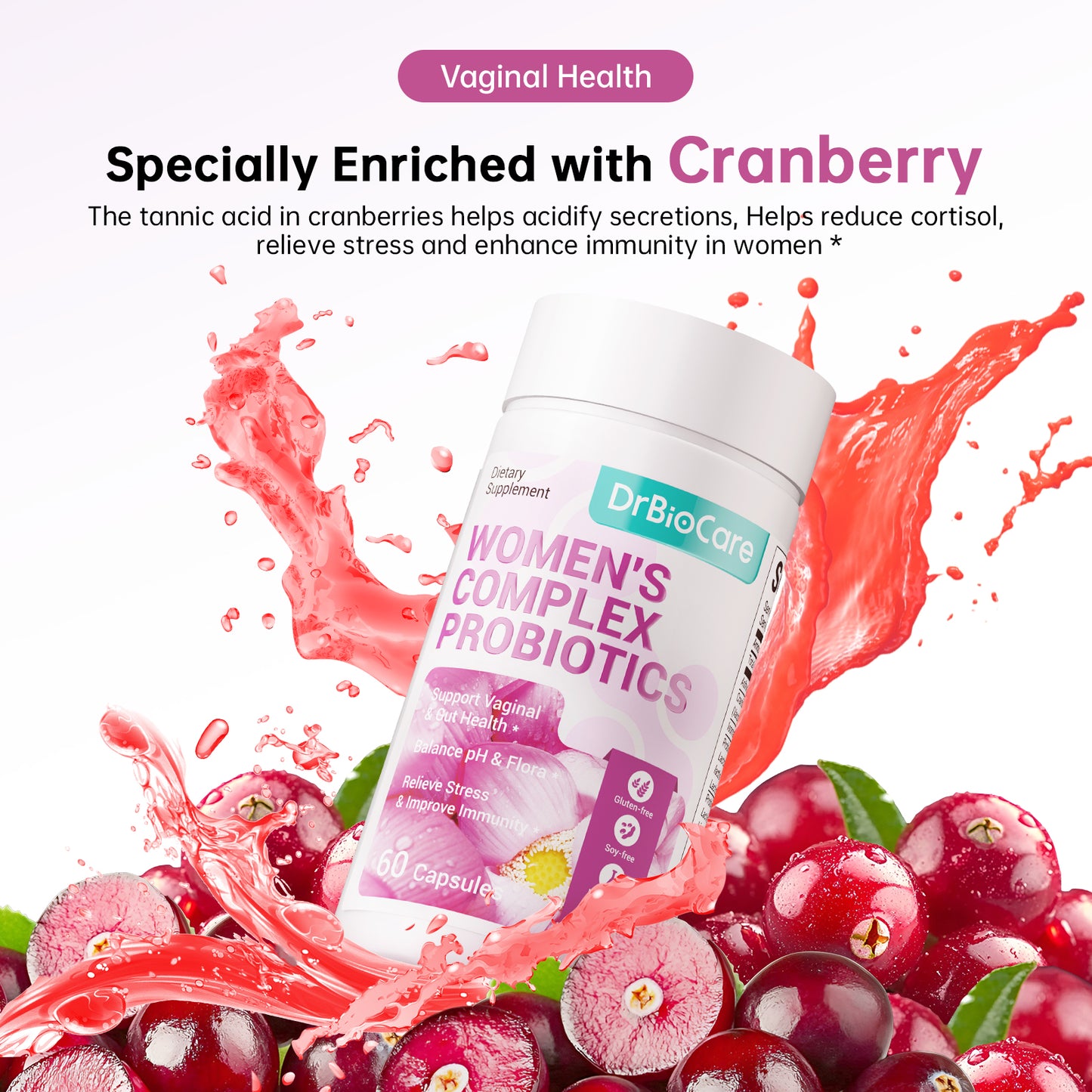 Drbiocare Women's Probiotics for Vaginal, Gut, Digestive &amp; Immune Health