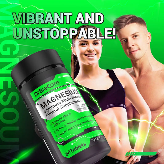 High-Absorption Magnesium Glycinate – Energy, Relaxation & Sleep Support